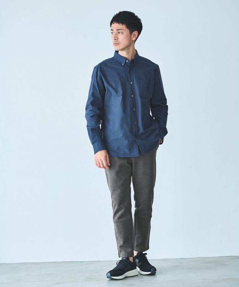 UNITED ARROWS green label relaxing「【WEB限定】JUST fit ボタンダウン オックスフォード 長袖 シャツ」|シャツ・ブラウス|
