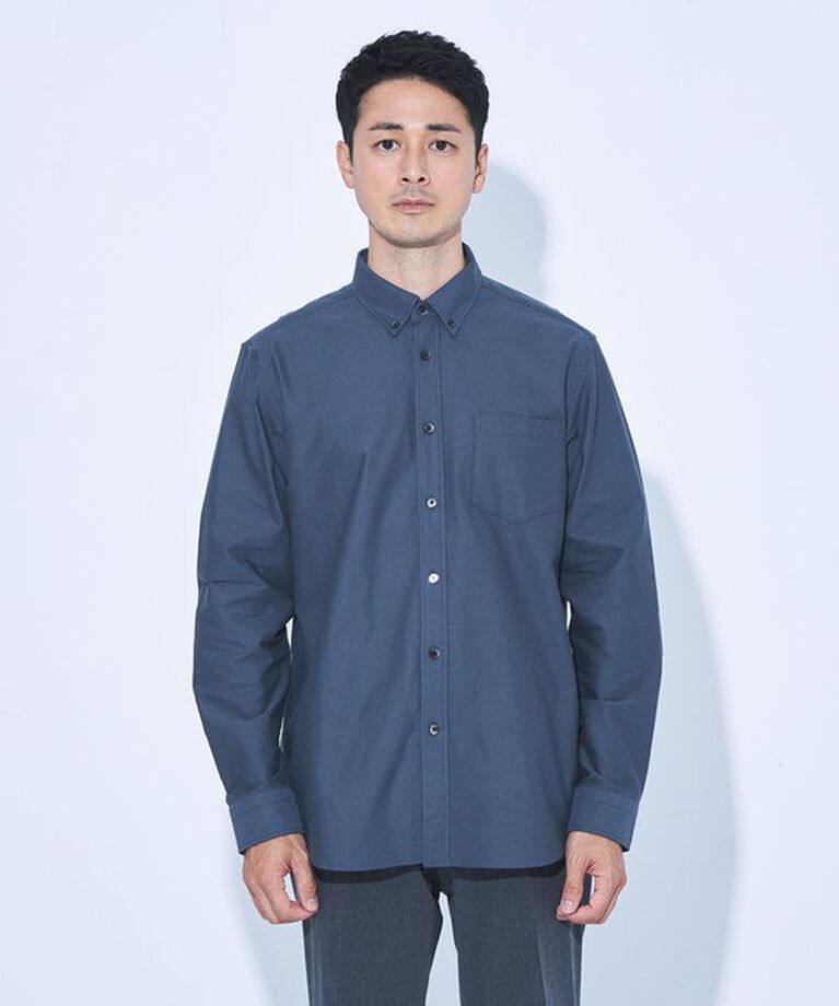 UNITED ARROWS green label relaxing「【WEB限定】JUST fit ボタンダウン オックスフォード 長袖 シャツ」|シャツ・ブラウス|