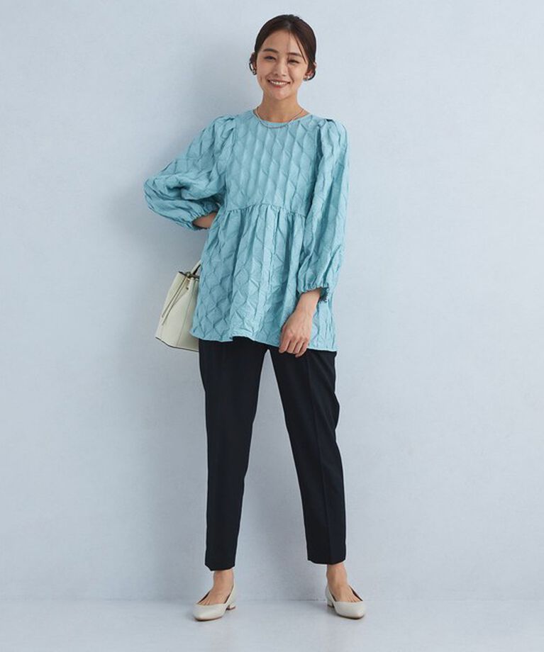 UNITED ARROWS green label relaxing「［size SHORT/TALLあり］キチントボトムス タック スリム パンツ」|スラックス|