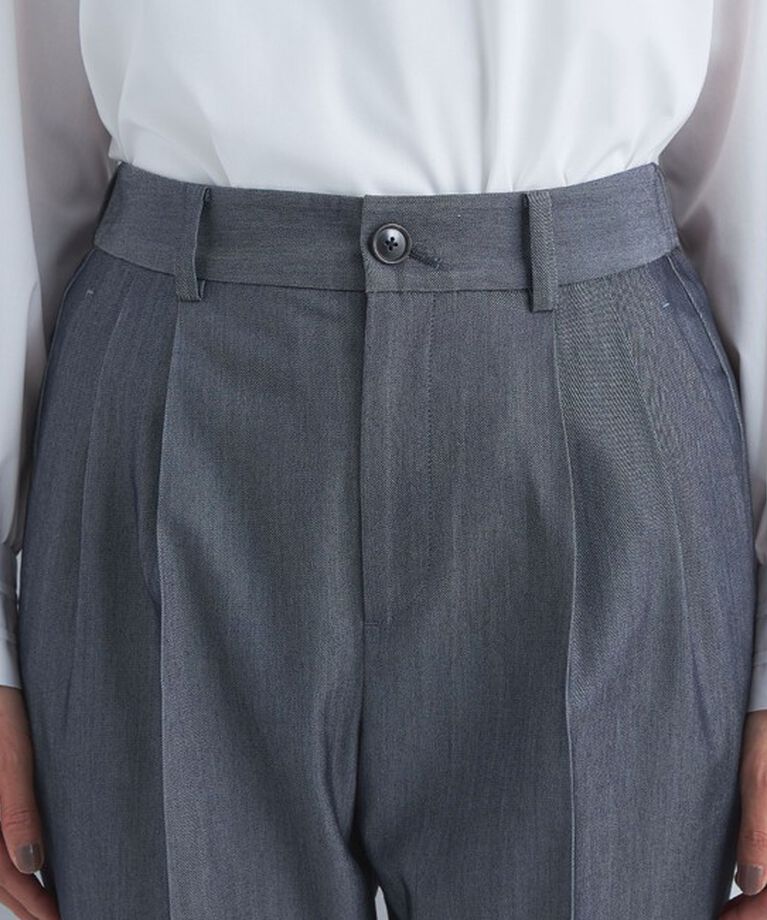 UNITED ARROWS green label relaxing「［size SHORT/TALLあり］キチントボトムス タック スリム パンツ」|スラックス|