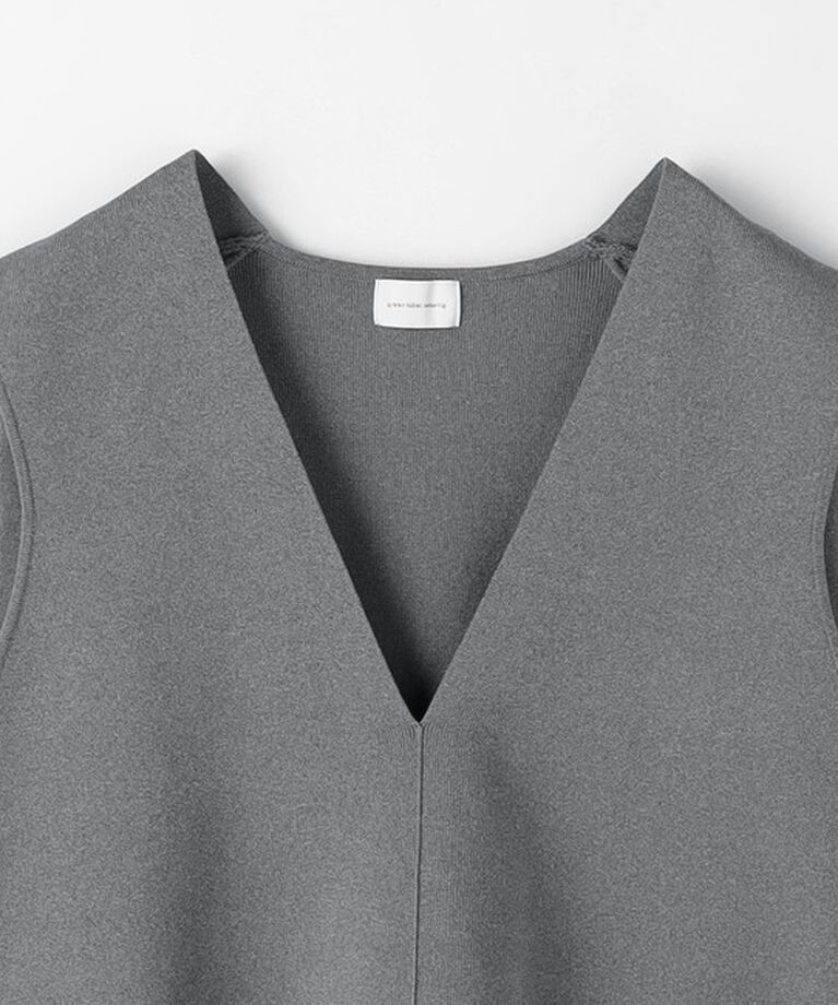UNITED ARROWS green label relaxing「DEEP ディープ Vネック ニット Aライン ベスト -ウォッシャブル-」|ベスト・ジレ|