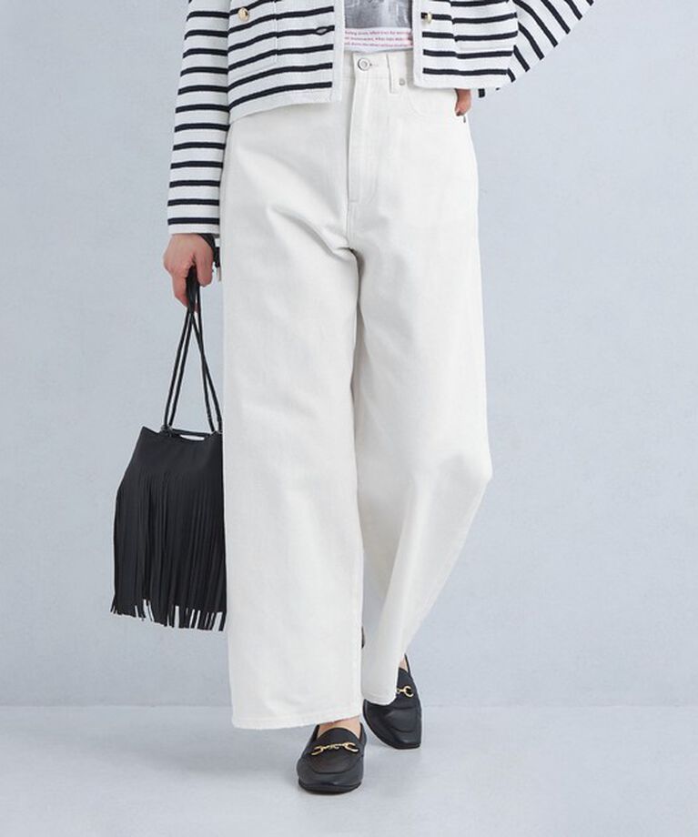 UNITED ARROWS green label relaxing「［size SHORT/TALLあり］ワイド デニム パンツ」|デニム|