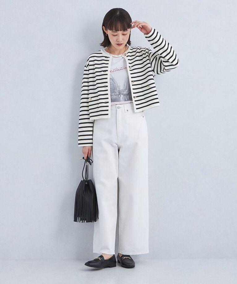UNITED ARROWS green label relaxing「［size SHORT/TALLあり］ワイド デニム パンツ」|デニム|