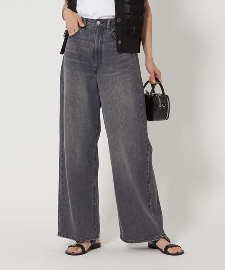 UNITED ARROWS green label relaxing「［size SHORT/TALLあり］ワイド デニム パンツ」|デニム|DK.GRAY