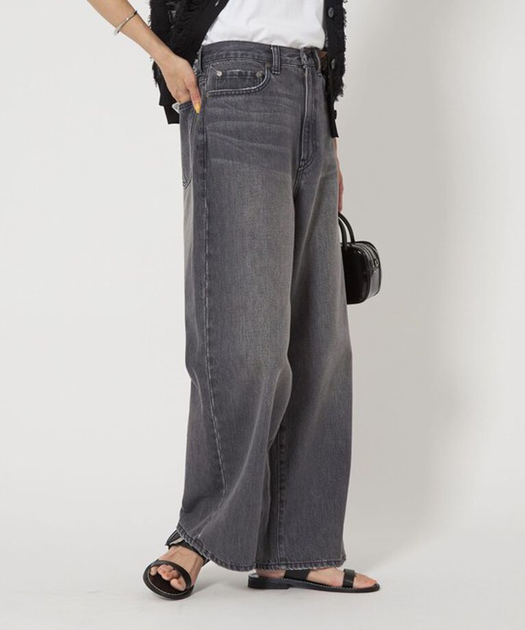 UNITED ARROWS green label relaxing「［size SHORT/TALLあり］ワイド デニム パンツ」|デニム|