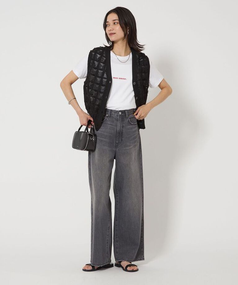 UNITED ARROWS green label relaxing「［size SHORT/TALLあり］ワイド デニム パンツ」|デニム|