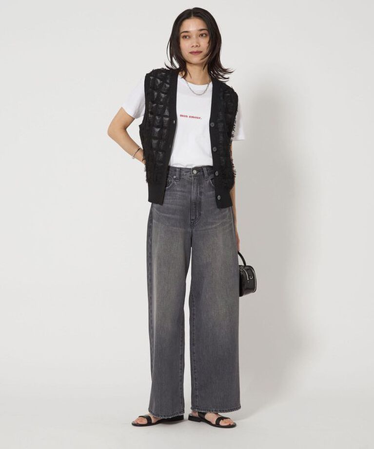UNITED ARROWS green label relaxing「［size SHORT/TALLあり］ワイド デニム パンツ」|デニム|