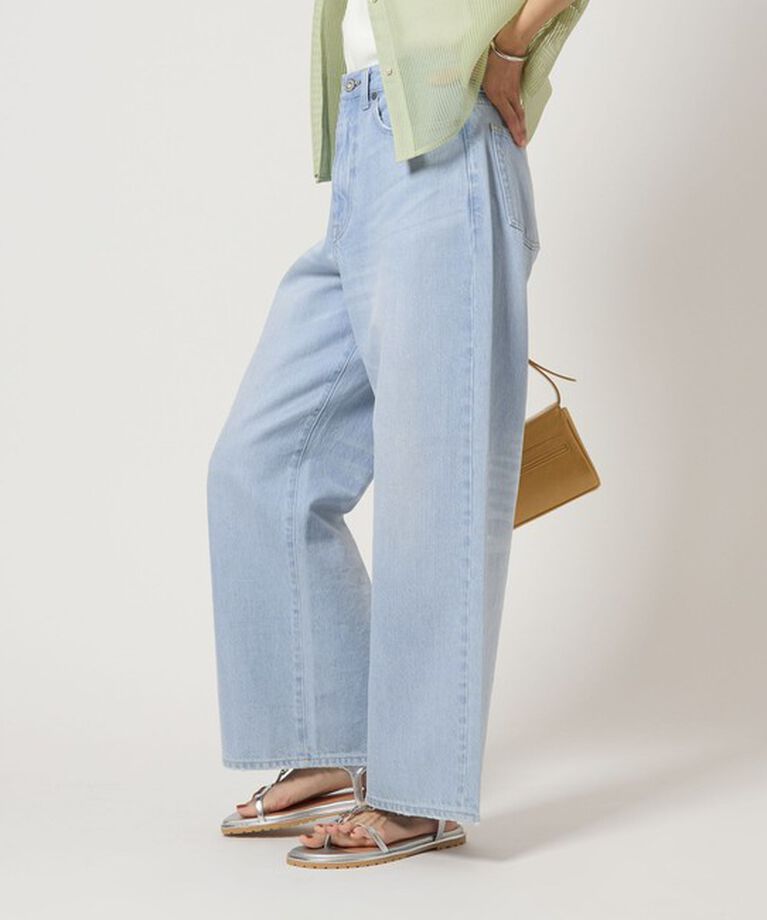 UNITED ARROWS green label relaxing「［size SHORT/TALLあり］ワイド デニム パンツ」|デニム|