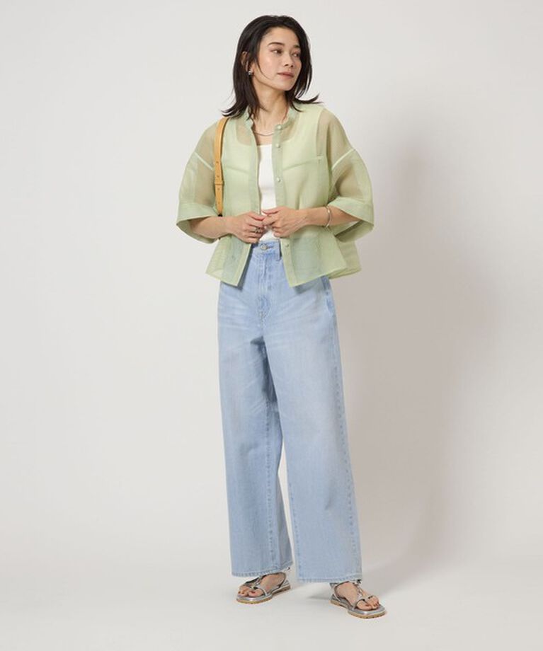 UNITED ARROWS green label relaxing「［size SHORT/TALLあり］ワイド デニム パンツ」|デニム|