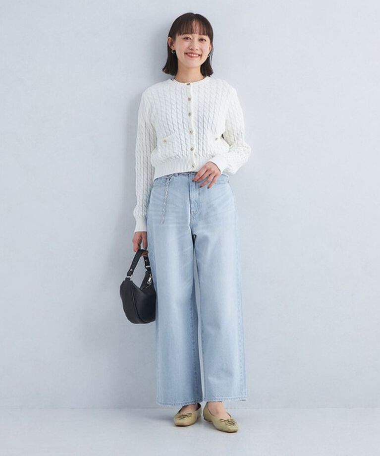 UNITED ARROWS green label relaxing「［size SHORT/TALLあり］ワイド デニム パンツ」|デニム|