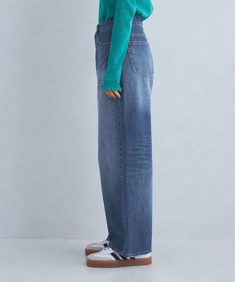 UNITED ARROWS green label relaxing「［size SHORT/TALLあり］ワイド デニム パンツ」|デニム|