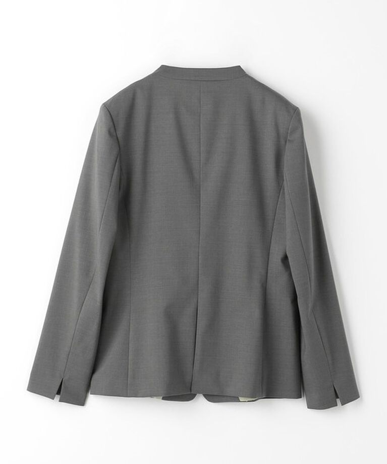 UNITED ARROWS green label relaxing「カチリラ ノーラペル ジャケット -ウォッシャブル・ストレッチ・防シワ-」|ノーカラージャケット|