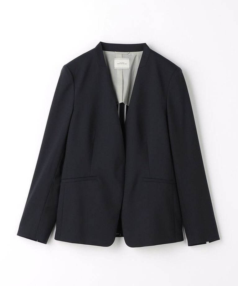 UNITED ARROWS green label relaxing「カチリラ ノーラペル ジャケット -ウォッシャブル・ストレッチ・防シワ-」|ノーカラージャケット|