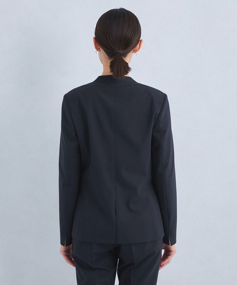 UNITED ARROWS green label relaxing「カチリラ ノーラペル ジャケット -ウォッシャブル・ストレッチ・防シワ-」|ノーカラージャケット|