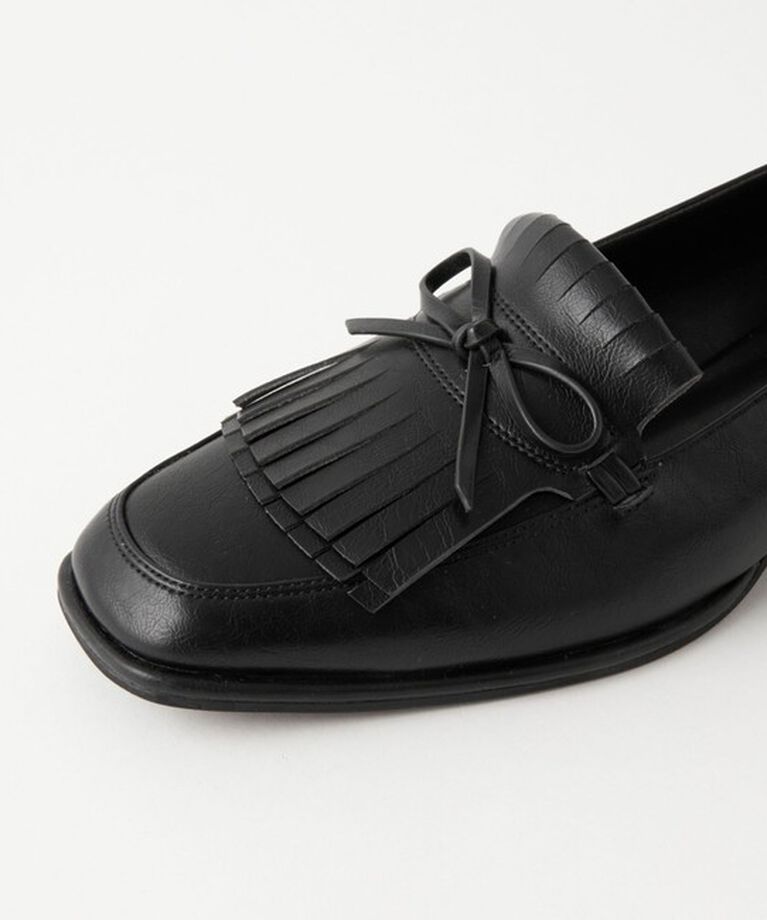 UNITED ARROWS green label relaxing「キルトリボン スリッポン シューズ / ローファー（3cmヒール）-撥水-」|その他|