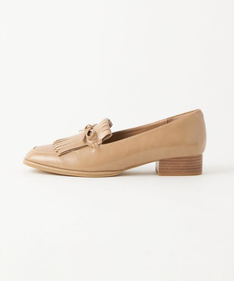 UNITED ARROWS green label relaxing「キルトリボン スリッポン シューズ / ローファー（3cmヒール）-撥水-」|その他|