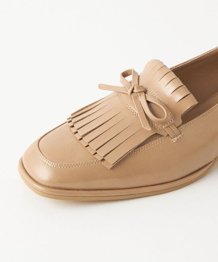 UNITED ARROWS green label relaxing「キルトリボン スリッポン シューズ / ローファー（3cmヒール）-撥水-」|その他|