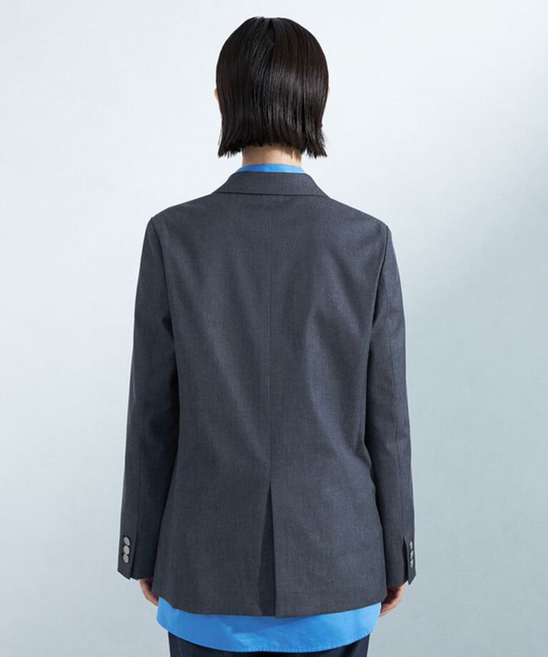 UNITED ARROWS green label relaxing「［size SHORTあり］Greed グリード シャンブレー ダブル ジャケット」|テーラードジャケット|