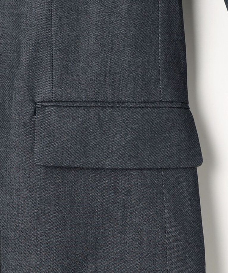 UNITED ARROWS green label relaxing「［size SHORTあり］Greed グリード シャンブレー ダブル ジャケット」|テーラードジャケット|