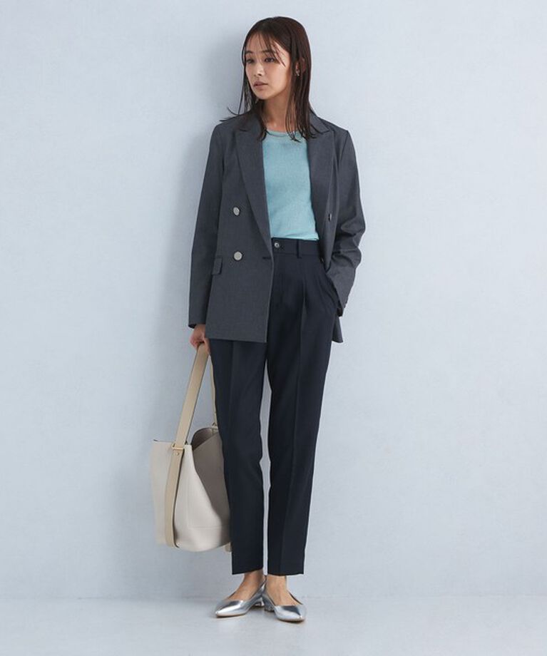 UNITED ARROWS green label relaxing「［size SHORTあり］Greed グリード シャンブレー ダブル ジャケット」|テーラードジャケット|