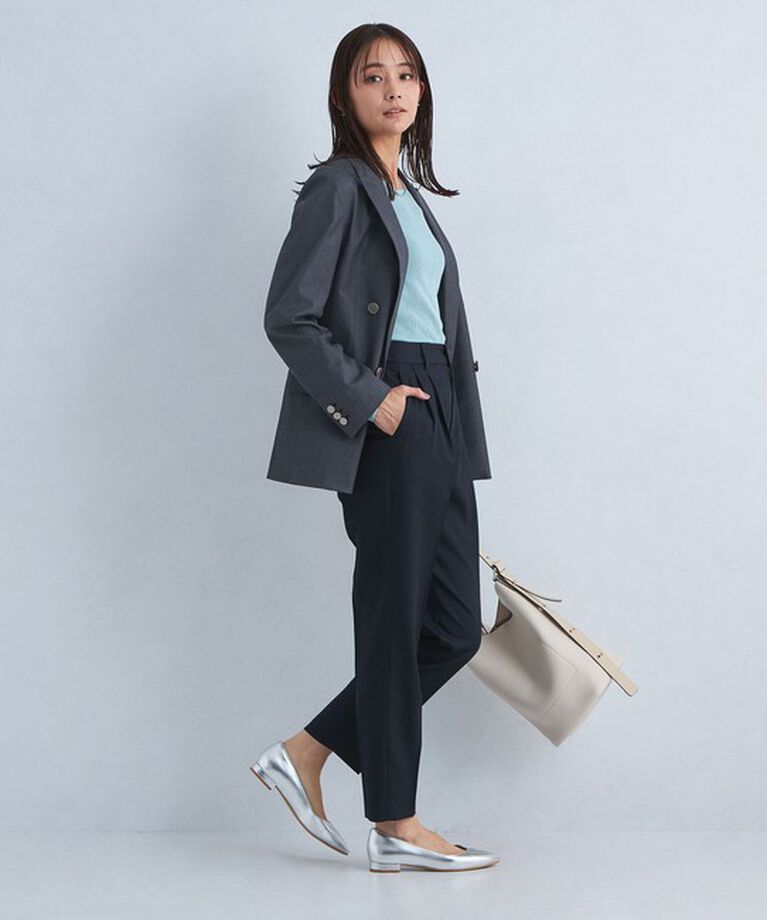 UNITED ARROWS green label relaxing「［size SHORTあり］Greed グリード シャンブレー ダブル ジャケット」|テーラードジャケット|