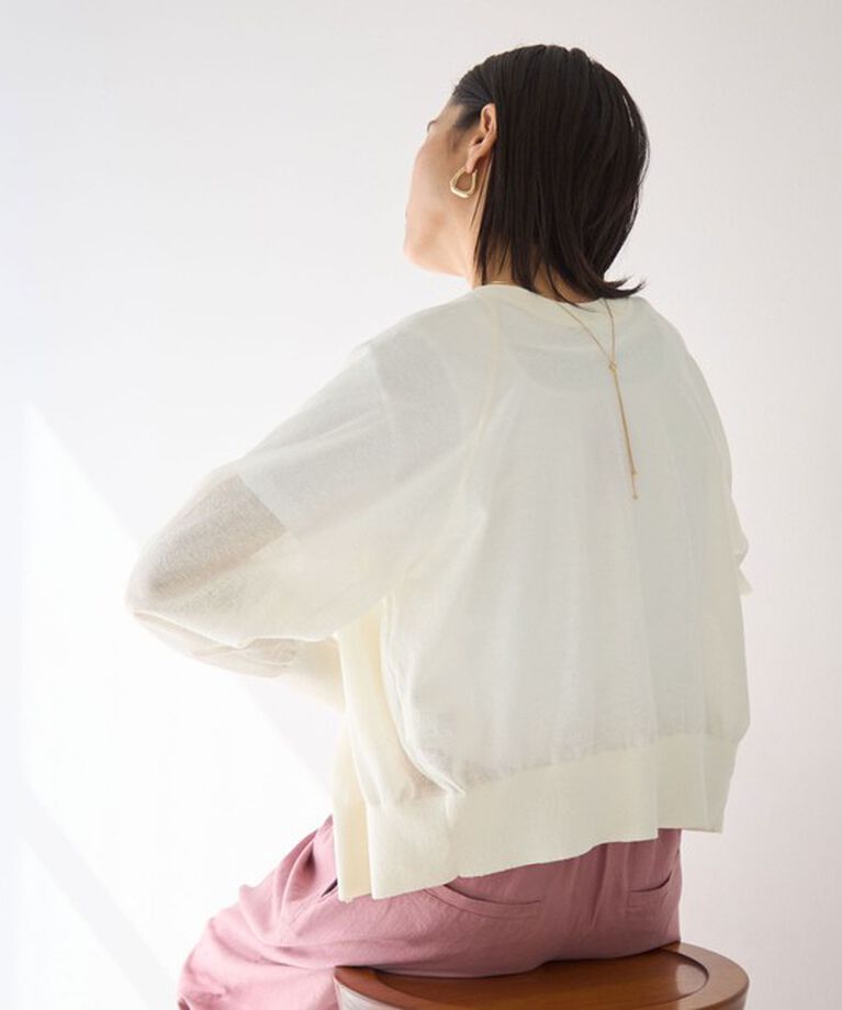 UNITED ARROWS green label relaxing「【結論シリーズ】忍ばせカーデ 2WAY -ウォッシャブル-」|カーディガン|