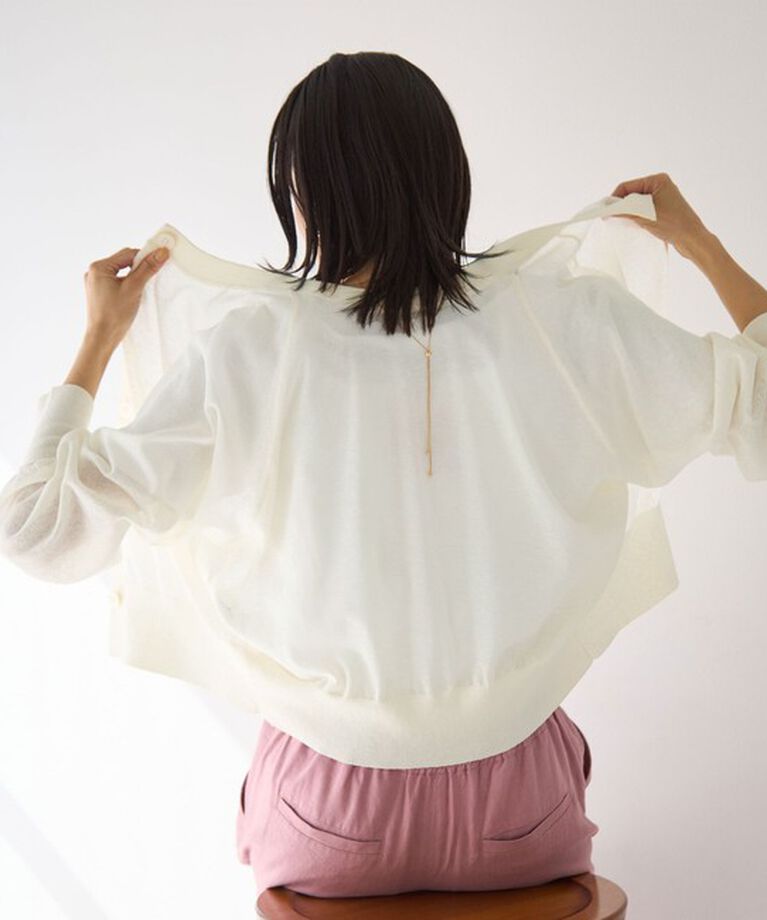 UNITED ARROWS green label relaxing「【結論シリーズ】忍ばせカーデ 2WAY -ウォッシャブル-」|カーディガン|