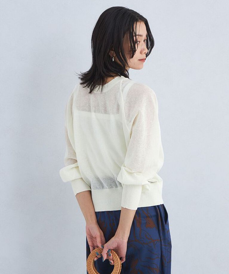 UNITED ARROWS green label relaxing「【結論シリーズ】忍ばせカーデ 2WAY -ウォッシャブル-」|カーディガン|