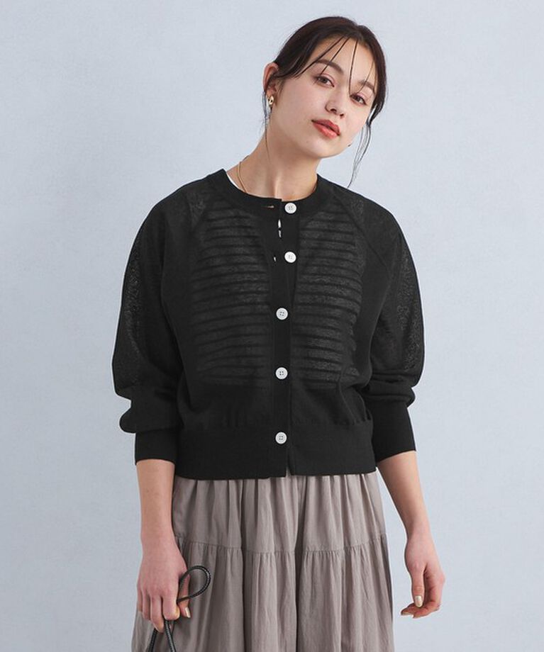 UNITED ARROWS green label relaxing「【結論シリーズ】忍ばせカーデ 2WAY -ウォッシャブル-」|カーディガン|