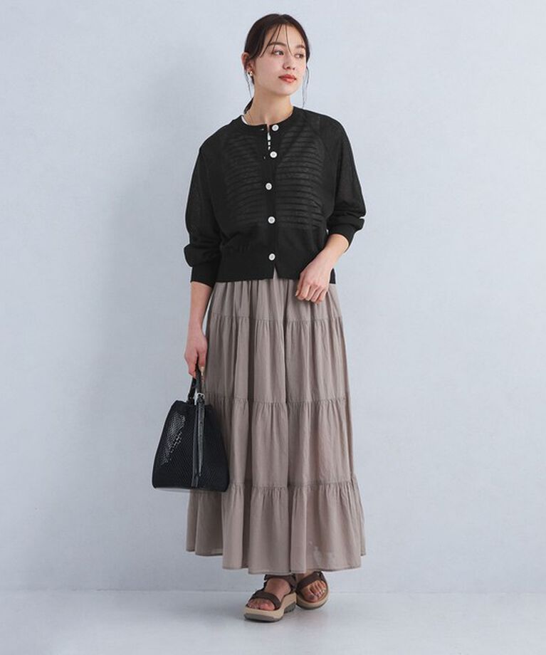 UNITED ARROWS green label relaxing「【結論シリーズ】忍ばせカーデ 2WAY -ウォッシャブル-」|カーディガン|
