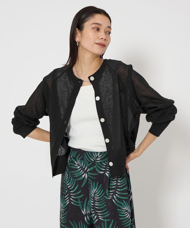 UNITED ARROWS green label relaxing「【結論シリーズ】忍ばせカーデ 2WAY -ウォッシャブル-」|カーディガン|