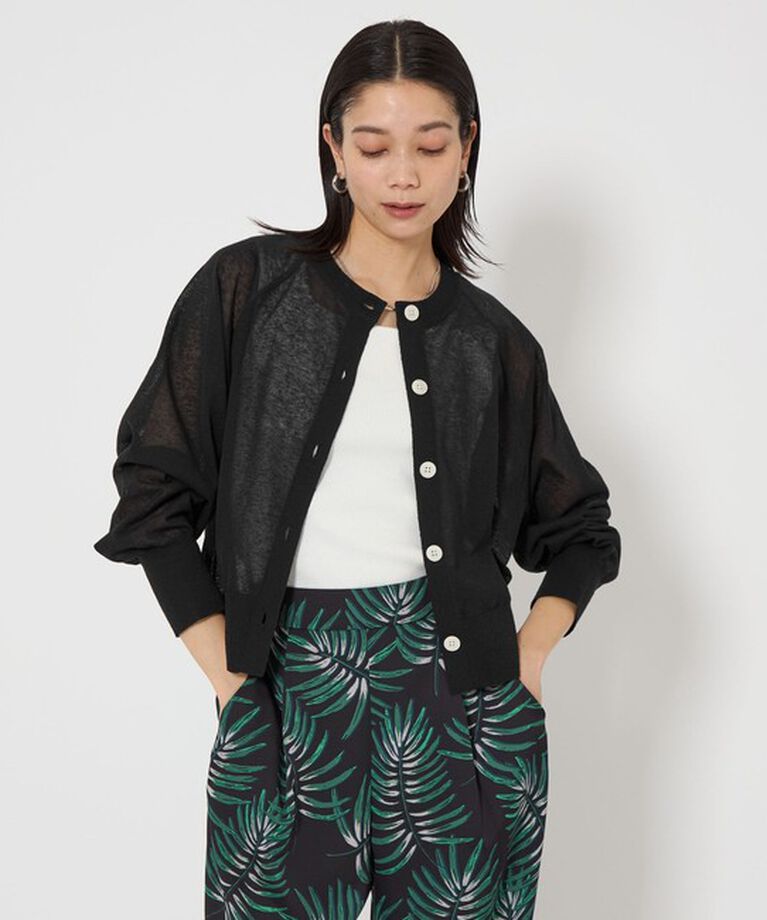 UNITED ARROWS green label relaxing「【結論シリーズ】忍ばせカーデ 2WAY -ウォッシャブル-」|カーディガン|