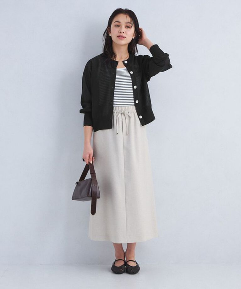 UNITED ARROWS green label relaxing「【結論シリーズ】忍ばせカーデ 2WAY -ウォッシャブル-」|カーディガン|