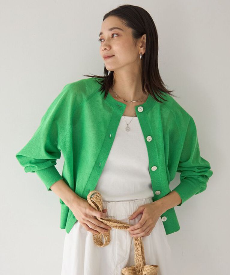 UNITED ARROWS green label relaxing「【結論シリーズ】忍ばせカーデ 2WAY -ウォッシャブル-」|カーディガン|KELLY
