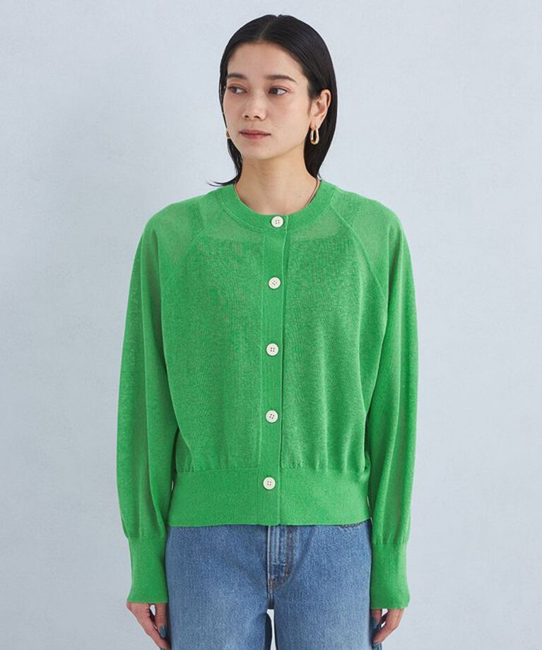 UNITED ARROWS green label relaxing「【結論シリーズ】忍ばせカーデ 2WAY -ウォッシャブル-」|カーディガン|