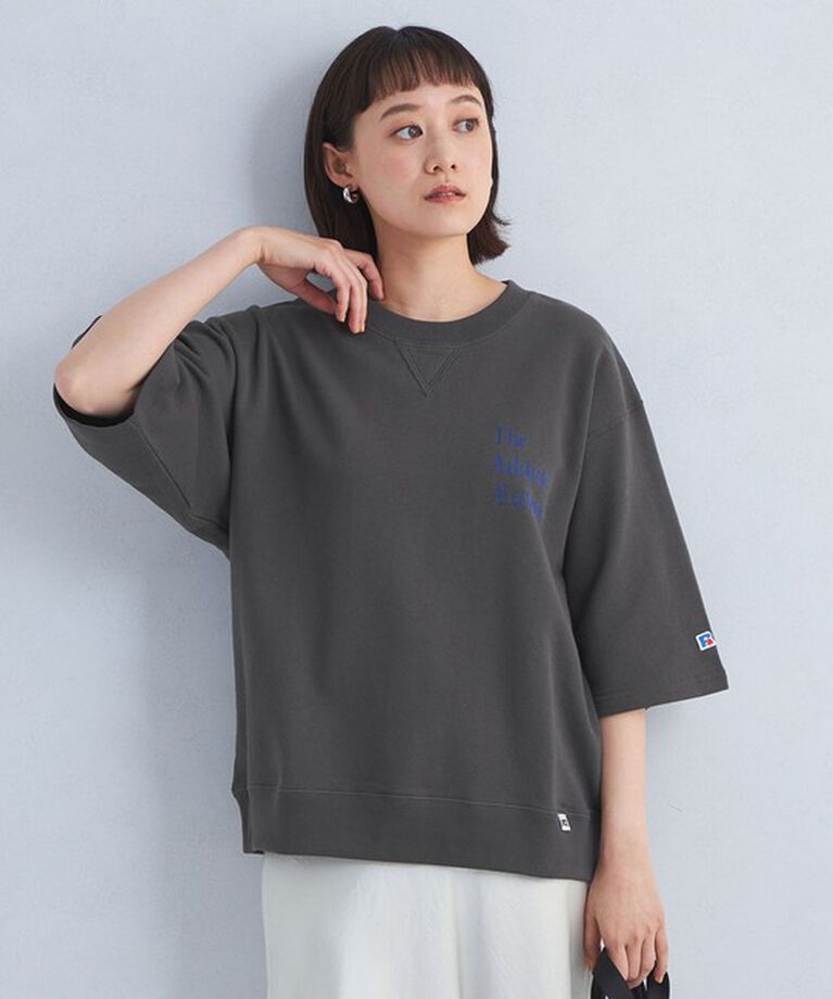 UNITED ARROWS green label relaxing「【別注】＜RUSSELL ATHLETIC＞ハーフスリーブ スウェット プルオーバー」|スウェット・ジャージ|