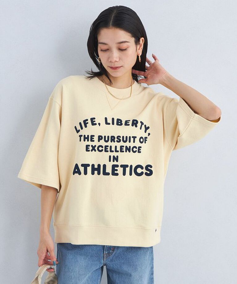 UNITED ARROWS green label relaxing「【別注】＜RUSSELL ATHLETIC＞ハーフスリーブ スウェット プルオーバー」|スウェット・ジャージ|