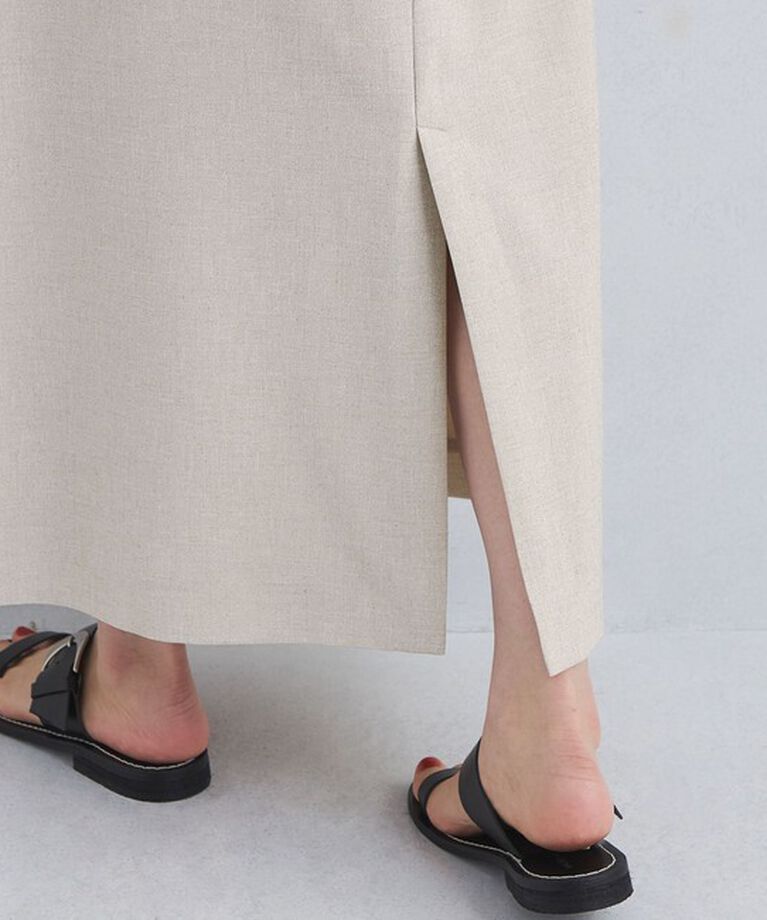 UNITED ARROWS green label relaxing「［size SHORTあり］スラブオックス ナロー フレア スカート」|フレア|