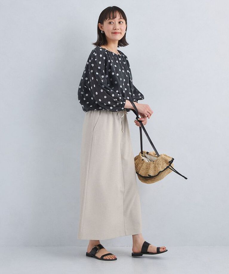 UNITED ARROWS green label relaxing「［size SHORTあり］スラブオックス ナロー フレア スカート」|フレア|