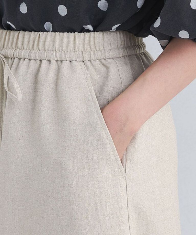 UNITED ARROWS green label relaxing「［size SHORTあり］スラブオックス ナロー フレア スカート」|フレア|