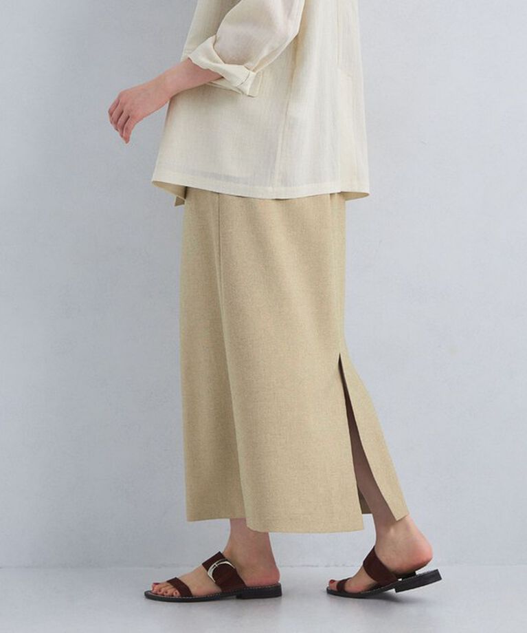 UNITED ARROWS green label relaxing「［size SHORTあり］スラブオックス ナロー フレア スカート」|フレア|
