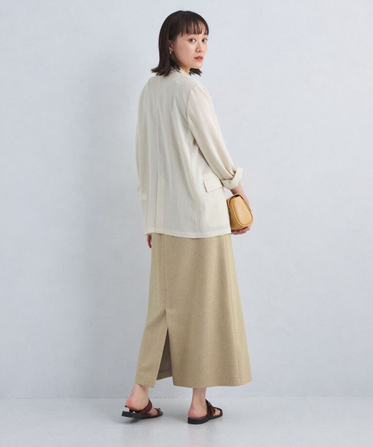 UNITED ARROWS green label relaxing「［size SHORTあり］スラブオックス ナロー フレア スカート」|フレア|