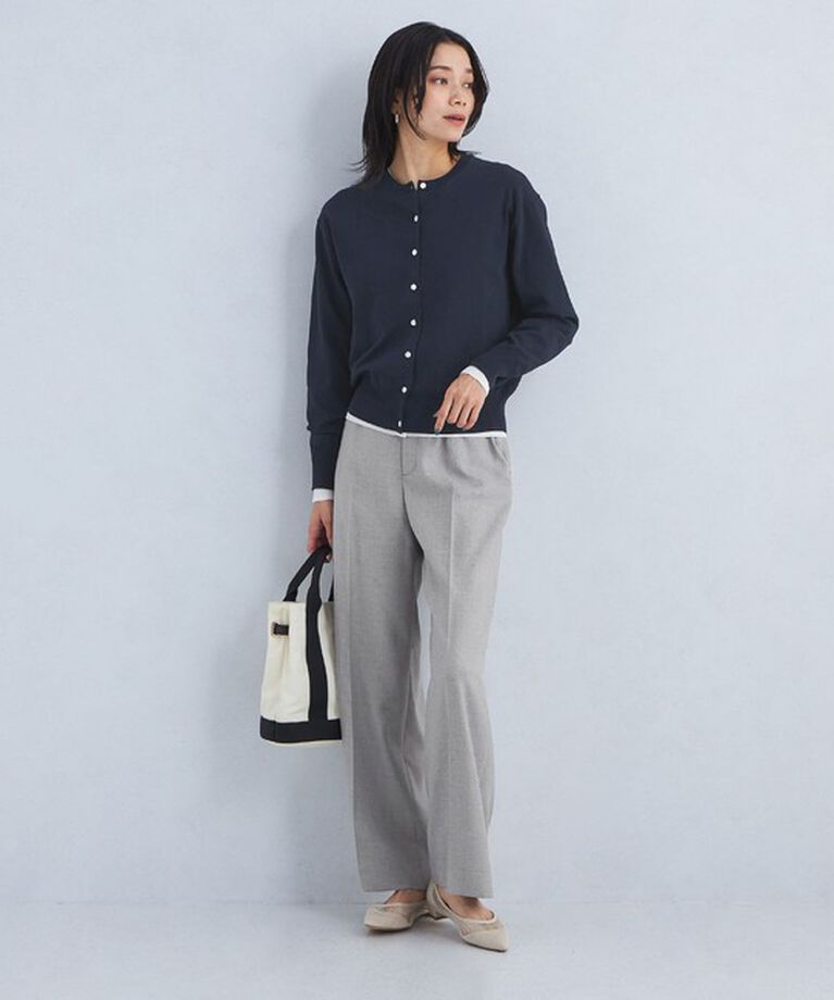 UNITED ARROWS green label relaxing「［size SHORTあり］リネンライク パンツ -マシンウォッシャブル・ストレッチ-」|スラックス|