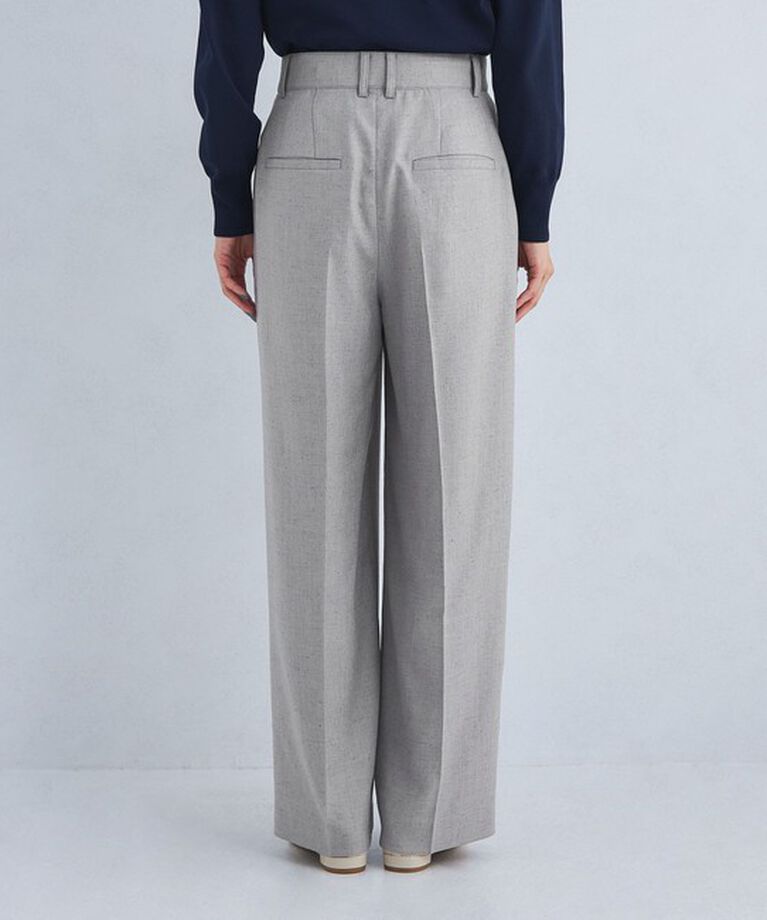 UNITED ARROWS green label relaxing「［size SHORTあり］リネンライク パンツ -マシンウォッシャブル・ストレッチ-」|スラックス|