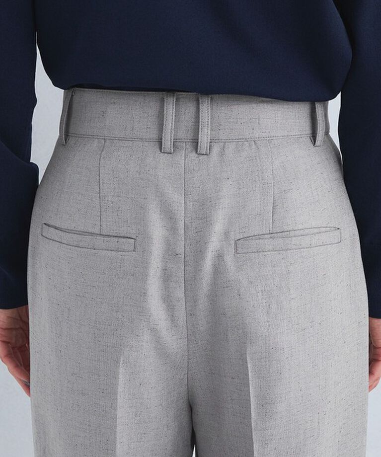 UNITED ARROWS green label relaxing「［size SHORTあり］リネンライク パンツ -マシンウォッシャブル・ストレッチ-」|スラックス|