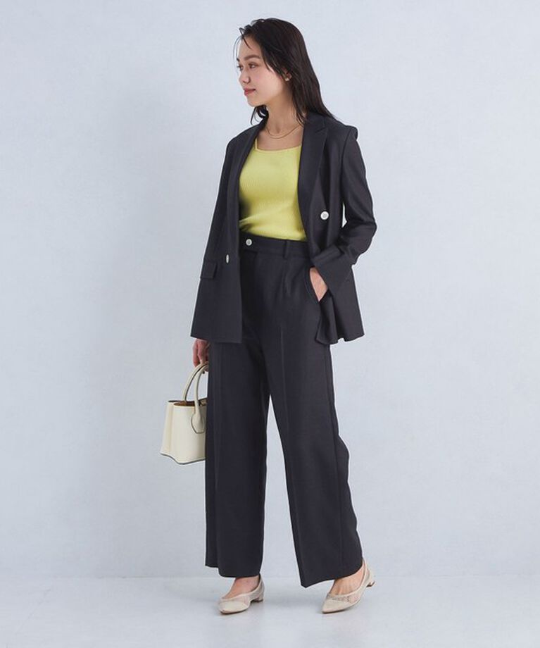 UNITED ARROWS green label relaxing「［size SHORTあり］リネンライク パンツ -マシンウォッシャブル・ストレッチ-」|スラックス|
