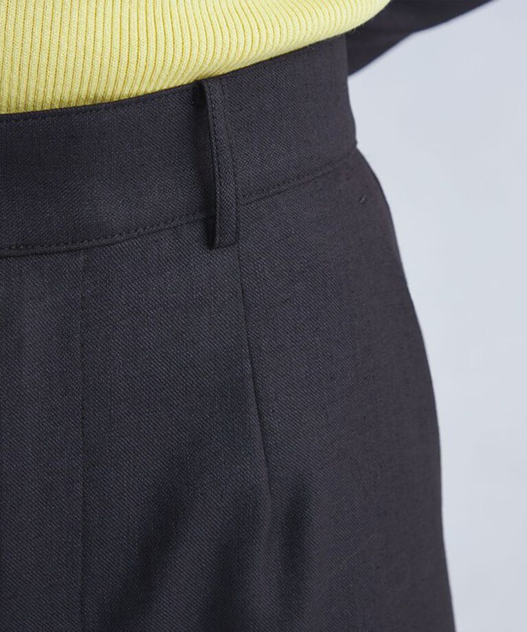 UNITED ARROWS green label relaxing「［size SHORTあり］リネンライク パンツ -マシンウォッシャブル・ストレッチ-」|スラックス|
