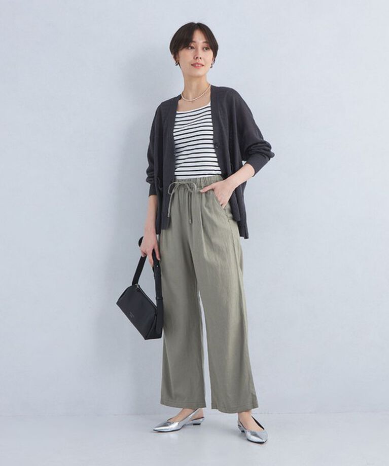 UNITED ARROWS green label relaxing「［size SHORT/TALLあり］BREEZE LINEN ブリーズリネン ワイド パンツ」|その他|