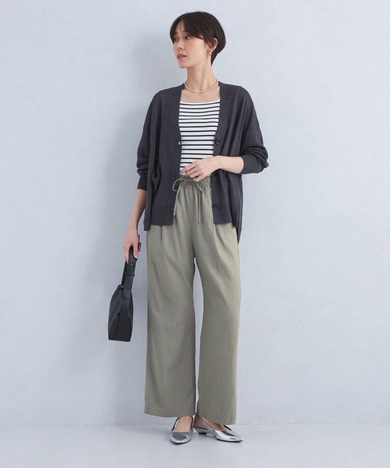 UNITED ARROWS green label relaxing「［size SHORT/TALLあり］BREEZE LINEN ブリーズリネン ワイド パンツ」|その他|