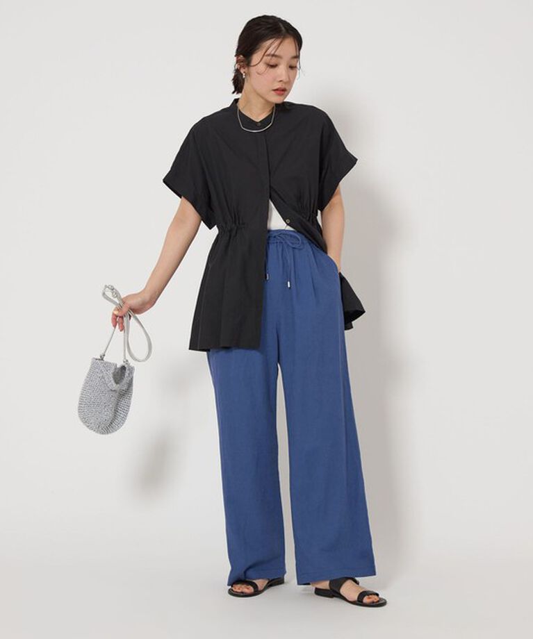 UNITED ARROWS green label relaxing「［size SHORT/TALLあり］BREEZE LINEN ブリーズリネン ワイド パンツ」|その他|